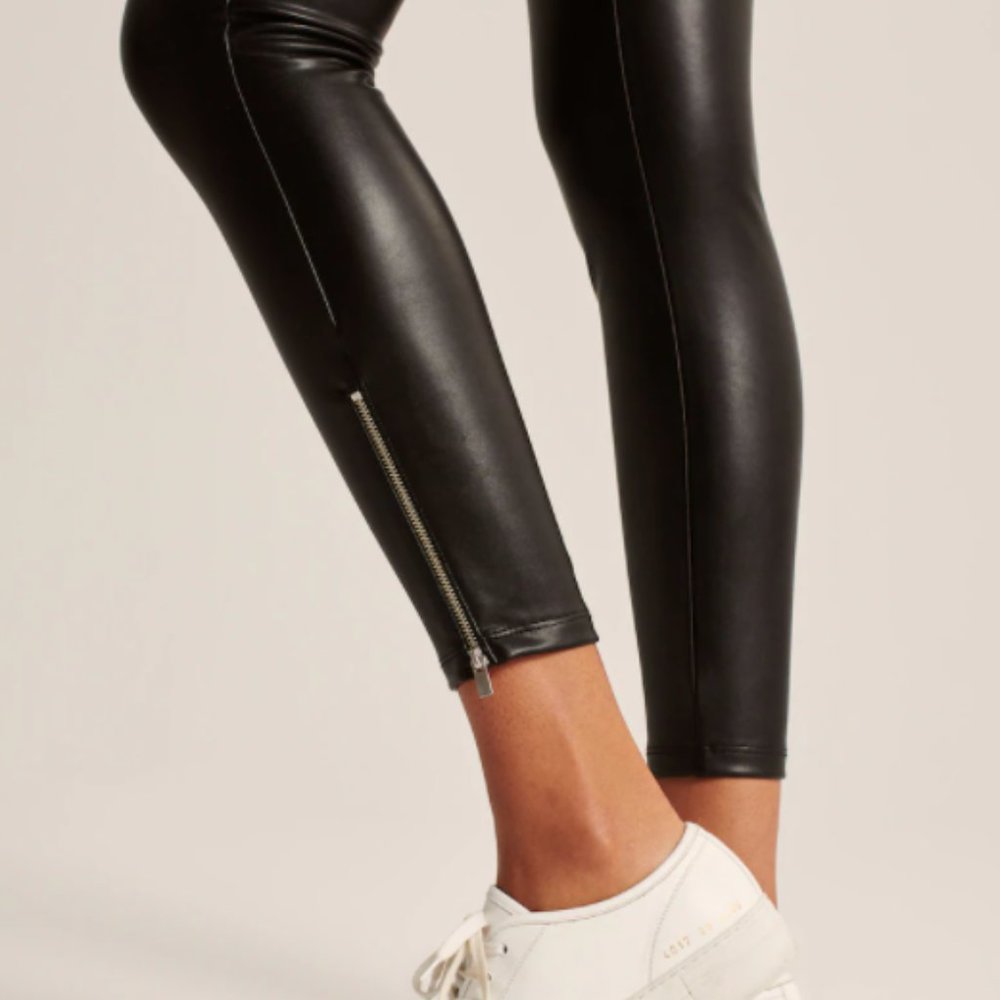 Vegan Leather Leggings